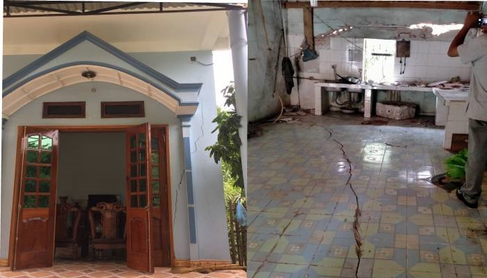 Động đất rung lắc mạnh khiến 127 ngôi nhà ở Sơn La bị hư hỏng - 1