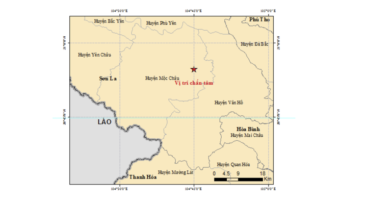Sơn La hứng 12 trận động đất liên tiếp trong 2 ngày - 1