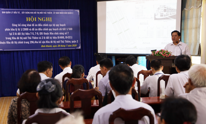 Công bố Đồ án điều chỉnh cục bộ quy hoạch một số lô đất tại Thủ Thiêm - 1