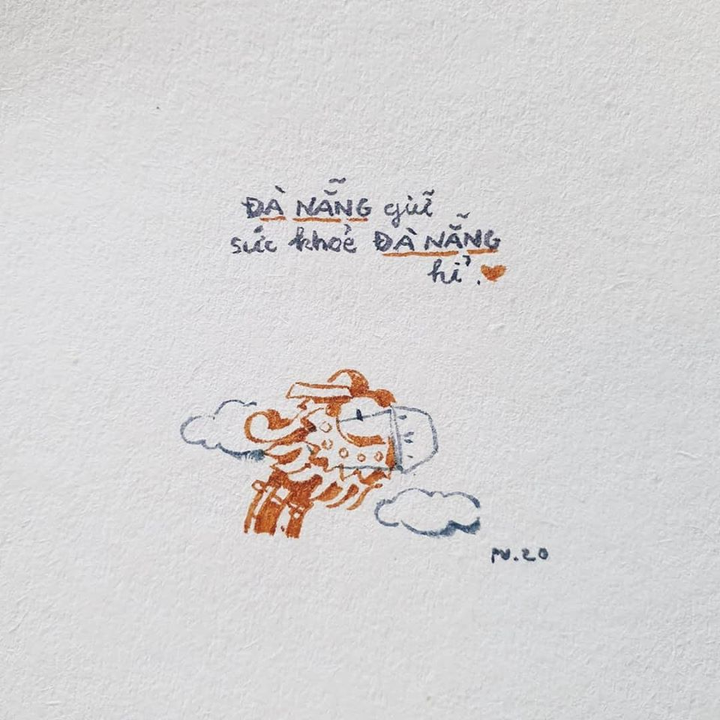 Dân mạng vẽ hình, cổ vũ 'Đà Nẵng ơi, cố lên nhé' trước dịch bệnh COVID-19 - 6