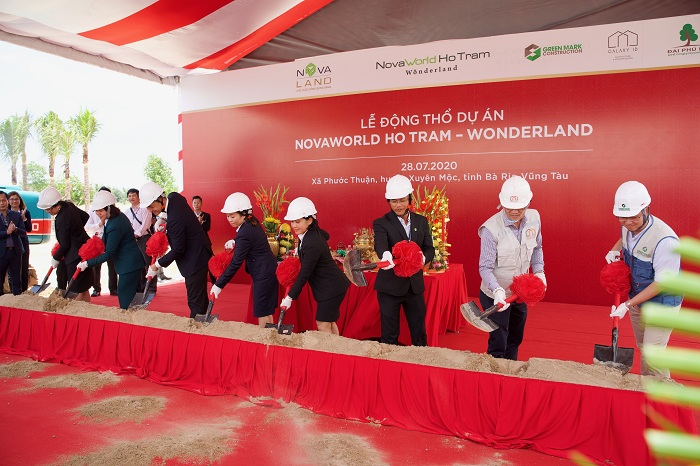 Khởi công phân kỳ Wonderland - Novaworld Ho Tram - 1