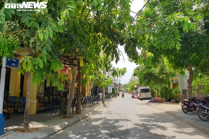 Cận cảnh chốt phong tỏa khối phố có 3 người nghi nhiễm COVID-19 ở Hội An - 2
