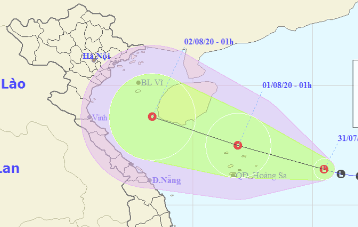 Vùng áp thấp trên Biển Đông tiếp tục mạnh thêm, cả nước mưa dông - 1