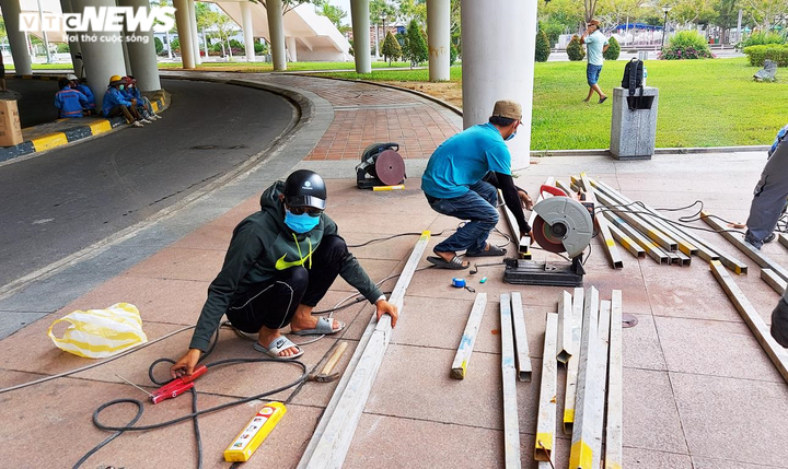 Chỉ 4 ngày, ‘đĩa bay’ hơn 94.000 m2 ở Đà Nẵng sẽ thành bệnh viện dã chiến - 5