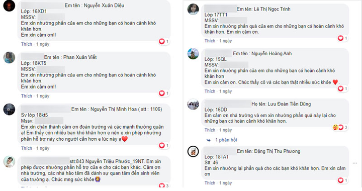 Hàng trăm sinh viên Đà Nẵng 'tranh nhau' nhường quà hỗ trợ COVID-19 - 2