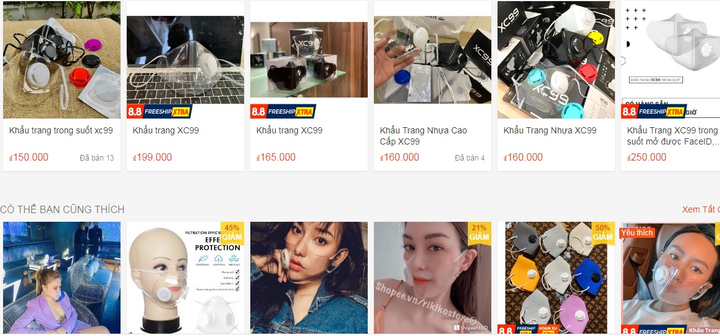 Dân mạng thích thú lùng mua khẩu trang trong suốt đắt đỏ - 2
