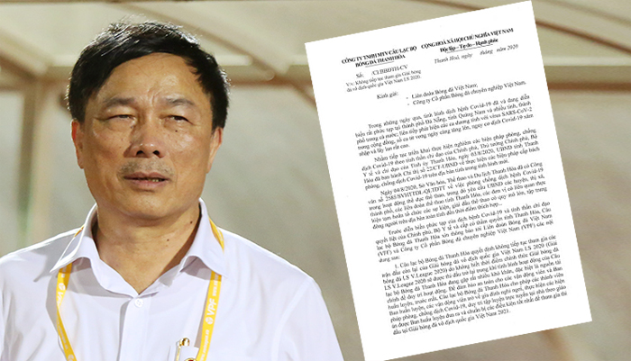 Chủ tịch tỉnh Thanh Hóa yêu cầu bầu Đệ rút công văn xin dừng tham gia V-League - 2