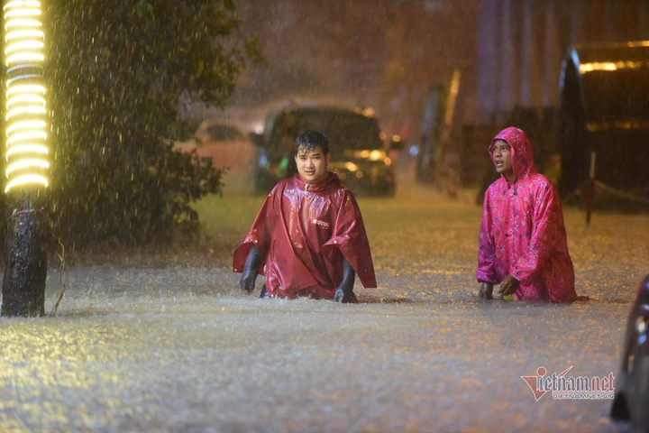 TP.HCM: Mưa tầm tã, xe máy ngập lút yên, ô tô chết máy xếp hàng dài - 9
