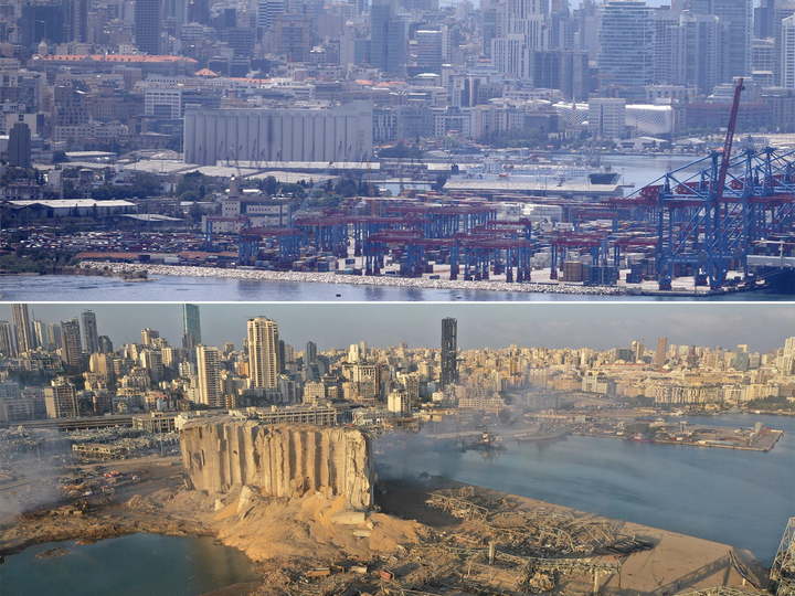 Nổ kinh hoàng ở Lebanon: Vùng đất bán kính 500m bị phá hủy hoàn toàn - 3