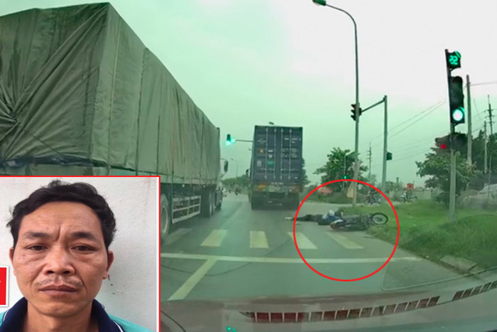 Tạm giữ hình sự tài xế container vượt ẩu tông chết nữ sinh ở Hà Nội - 1