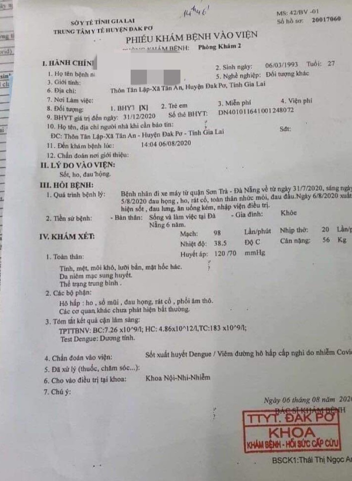 Giám đốc Sở Y tế Gia Lai bác tin có bệnh nhân nhiễm COVID-19 - 1