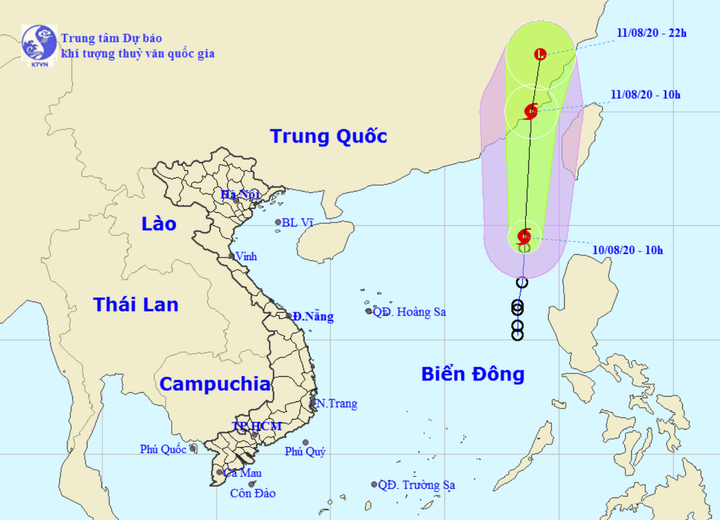 Áp thấp nhiệt đới trên Biển Đông mạnh lên thành bão, giật cấp 10 - 1