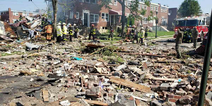 Nổ lớn san phẳng nhiều ngôi nhà ở Mỹ, 1 người thiệt mạng - 1