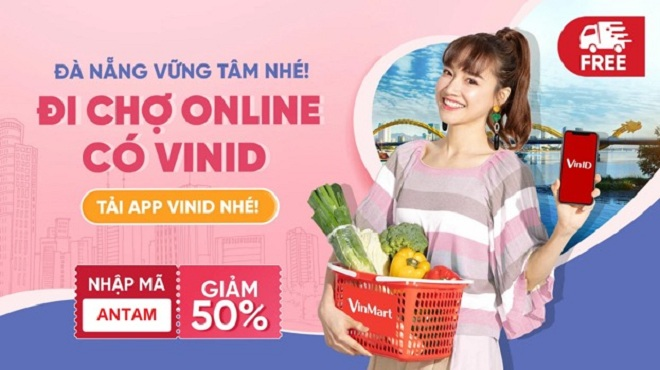 VinID 'bắt tay' VinMart triển khai tính năng Đi chợ online tại Đà Nẵng - 1