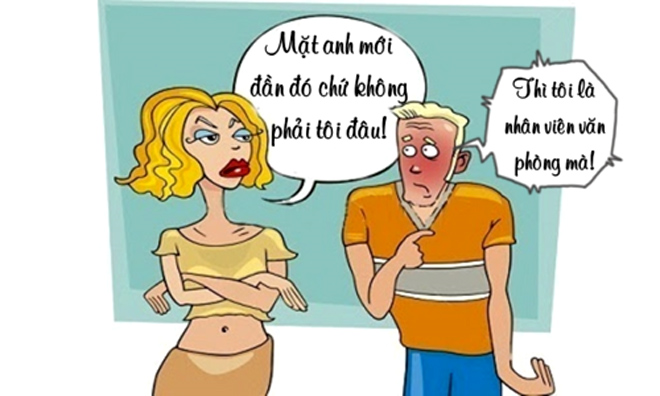 Vẻ mặt đặc trưng của nhân viên văn phòng - 1