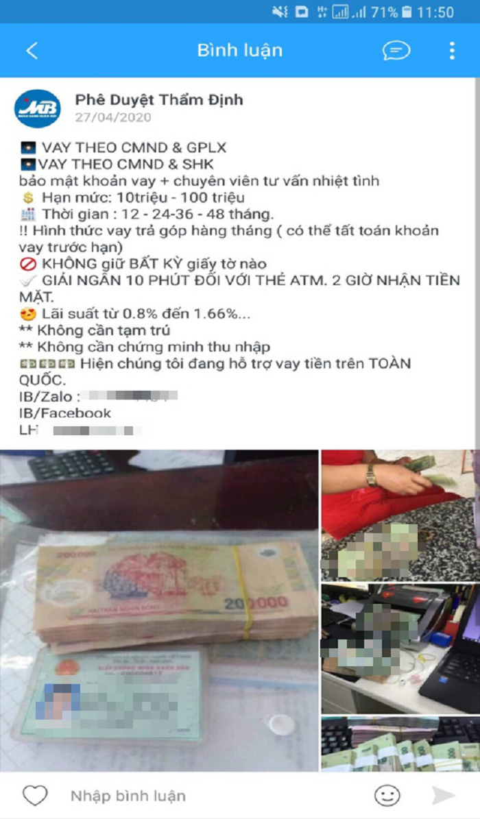 Nhiều ngân hàng cảnh báo thủ đoạn lừa đảo mới - 1