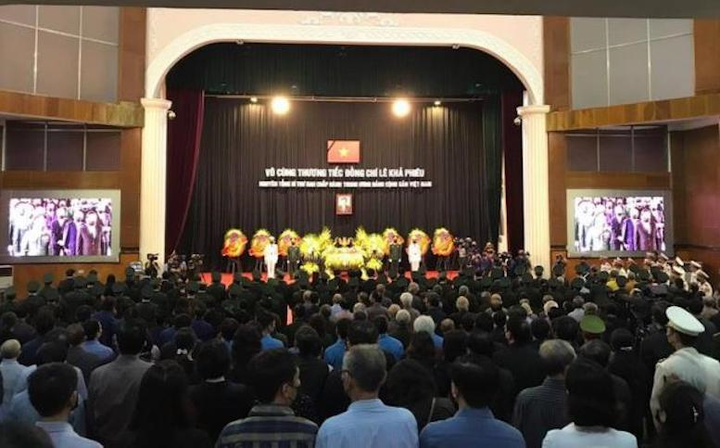Hôm nay cử hành lễ truy điệu và an táng nguyên Tổng Bí thư Lê Khả Phiêu - 2