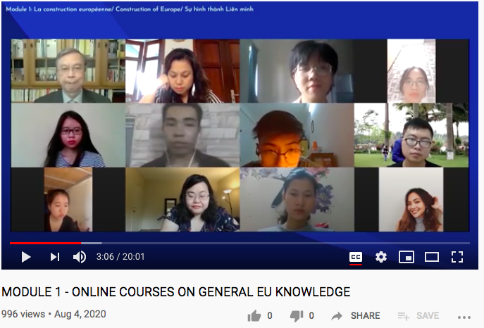 Tiến sĩ sở hữu 33 bằng đại học tổ chức khóa học trực tuyến giải đáp về EU - 2