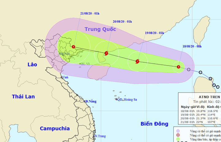 Áp thấp nhiệt đới khả năng mạnh lên thành bão, Bắc Bộ mưa rất to - 1