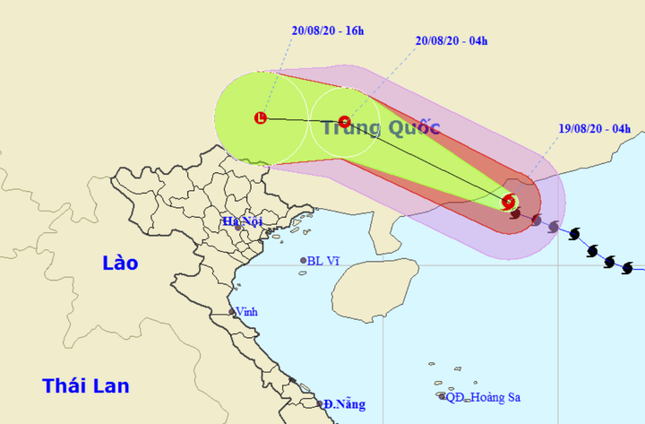 Bão số 4 giật cấp 13, Bắc Bộ mưa rất lớn - 1