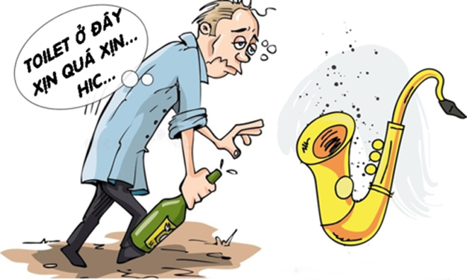 Toilet dát vàng của bợm nhậu - 1