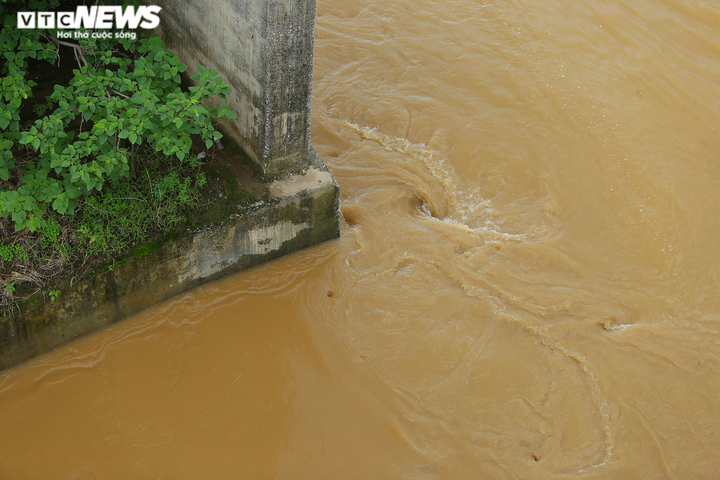 Ảnh: Nước sông Hồng dâng cao, người lái đò chở khách ở Hà Nội kiếm bộn tiền - 3
