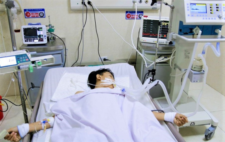 Thiếu niên bị rắn độc cắn liệt cơ hô hấp - 1