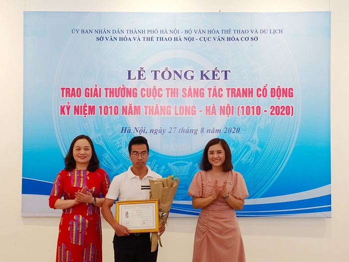 Nhà báo VTC News giành cả 3 giải Nhất, Nhì, Ba cuộc thi vẽ tranh cổ động - 1