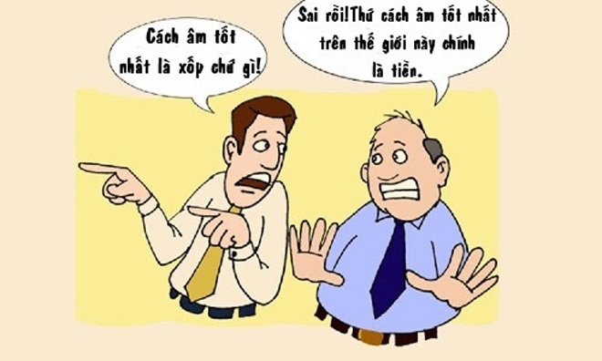 Dùng tiền làm vật cách âm - 1