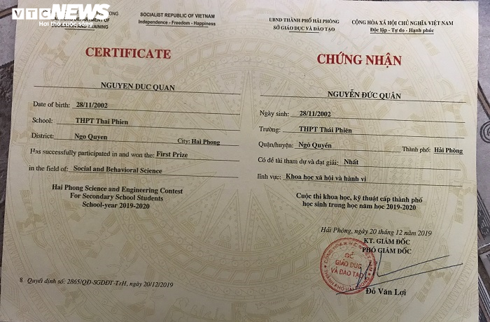 Nghị lực của nam sinh xương thủy tinh được tuyển thẳng Đại học Bách khoa Hà Nội - 3