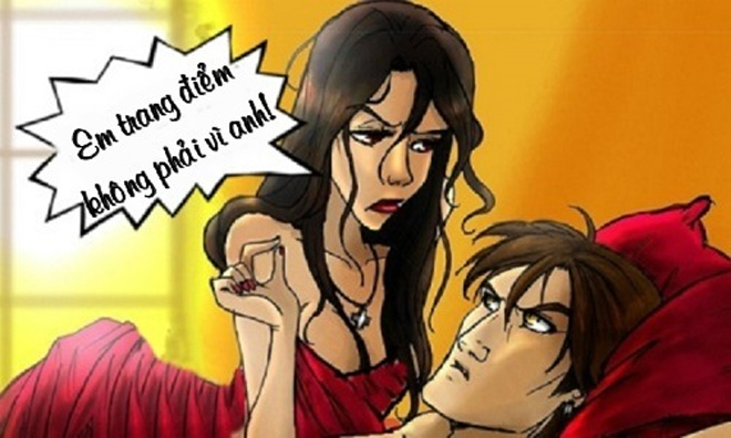 Lý do vợ phải dậy lúc 4 giờ để trang điểm - 1