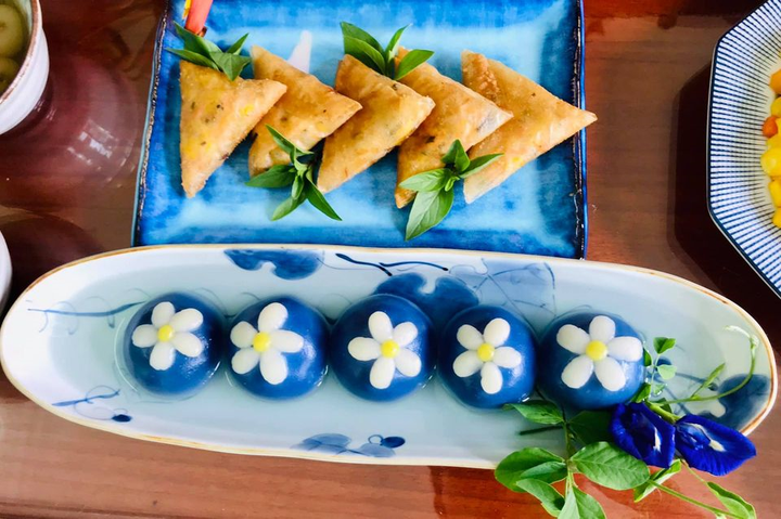 'Hội gái đảm' đua nhau khoe mâm cỗ cúng rằm tháng 7 cầu kỳ, tuyệt đẹp - 10