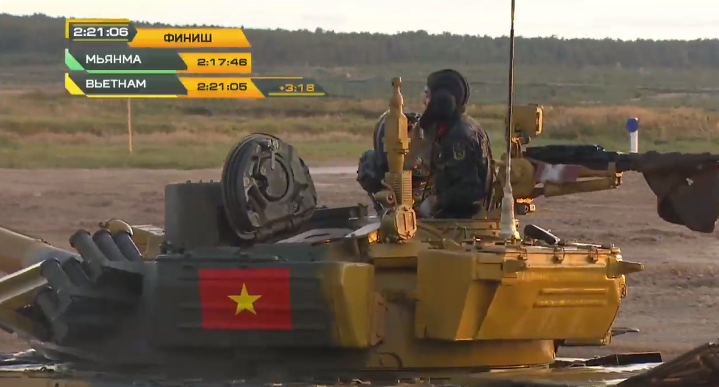 Đội tuyển xe tăng Việt Nam về đích sau Myanmar tại bán kết Tank Biathlon - 1