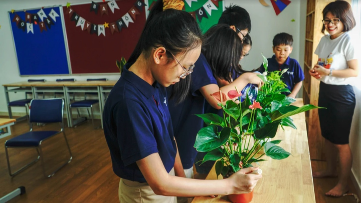 Lễ tựu trường nhuộm màu xanh hạnh phúc - 4