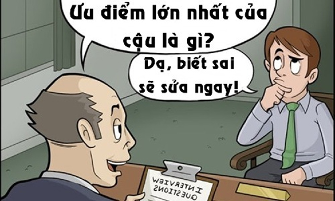 Ưu điểm vô dụng của người xin việc - 1
