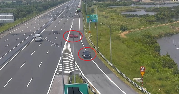 Xử lý hai tài xế đi ngược chiều trên cao tốc Hà Nội - Hải Phòng - 1