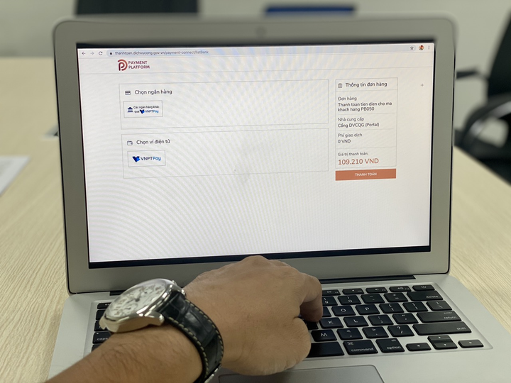 Thanh toán tiền điện trên Cổng Dịch vụ công Quốc Gia - 1