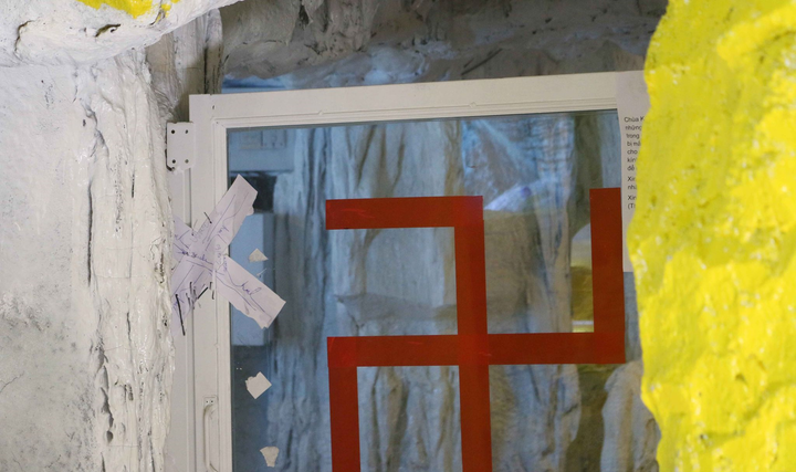 Hầm chứa tro cốt ở chùa Kỳ Quang 2 trước ngày người dân vào nhận diện - 3