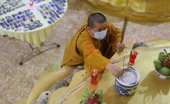 Hầm chứa tro cốt ở chùa Kỳ Quang 2 trước ngày người dân vào nhận diện - 6