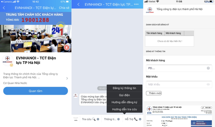 EVNHANOI ra mắt trang Zalo nhằm phục vụ khách hàng sử dụng điện - 3