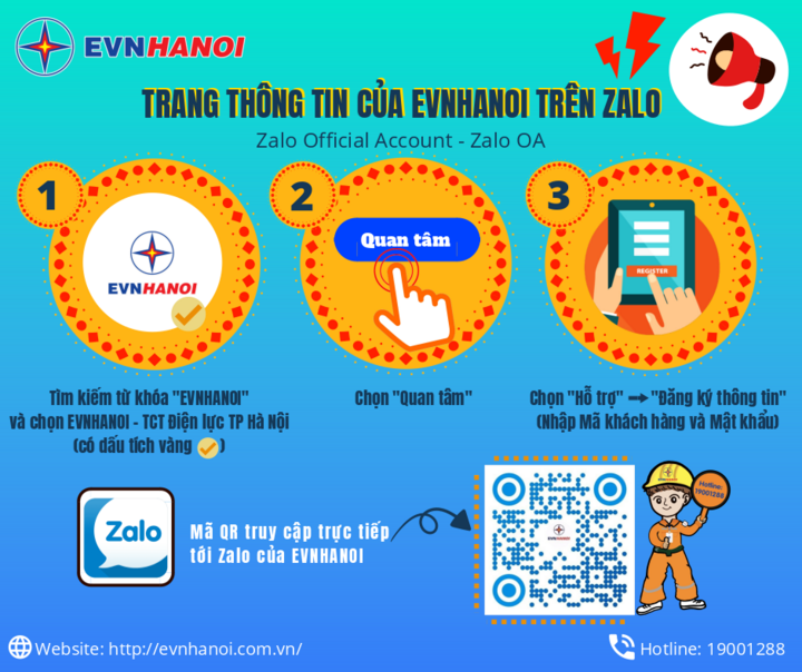 EVNHANOI ra mắt trang Zalo nhằm phục vụ khách hàng sử dụng điện - 1