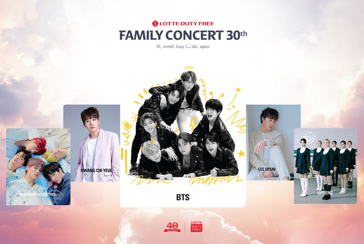 Lotte Duty Free Family Concert 2020 được tổ chức online với BTS, GFriend - 1