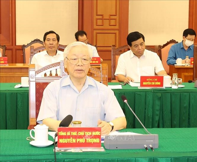 Tổng Bí thư: Văn kiện Đại hội XIII cần tiếp cận những cái mới nhất của thế giới - 1