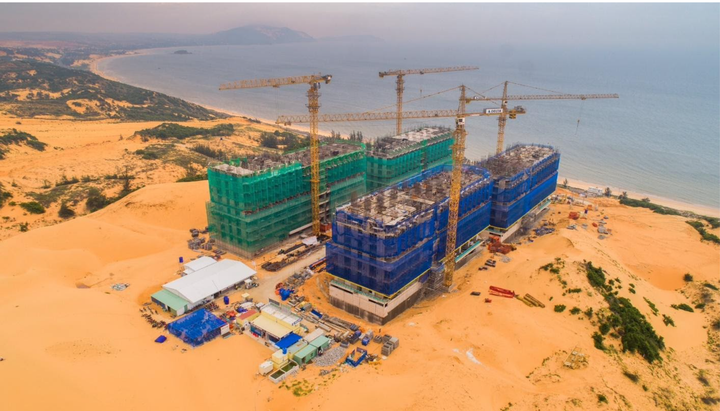 Bất ngờ trước tiến độ thi công dự án Apec Mandala Wyndham Mũi Né - 2