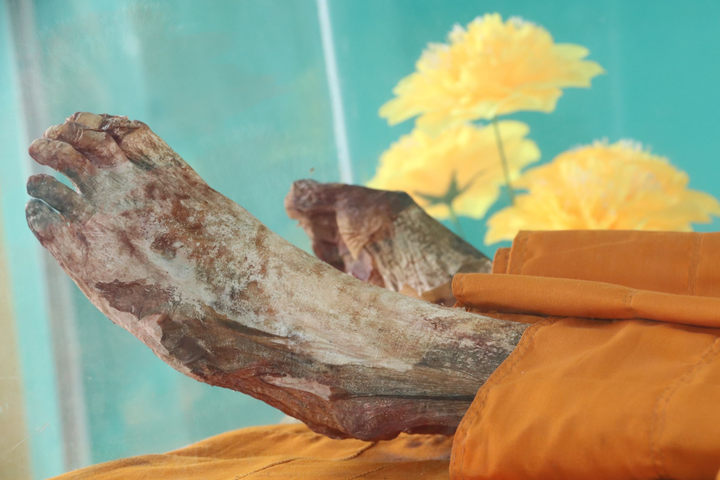 Chuyện lạ ở An Giang: Thi hài nhà sư còn nguyên vẹn sau 6 năm chôn cất - 6