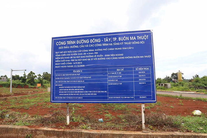 Cận cảnh dự án đội vốn lên 1.000 tỷ đồng, thi công dang dở ở Buôn Ma Thuột - 1
