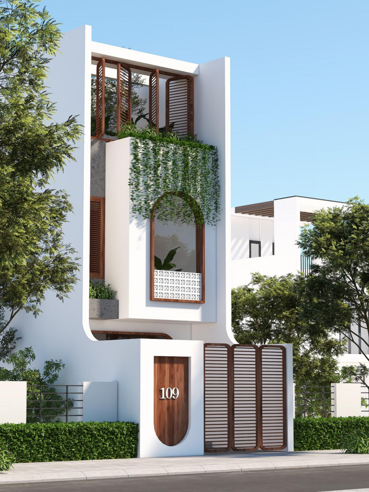 'Soi' mẫu nhà phố 3 tầng hiện đại, thời thượng - 3