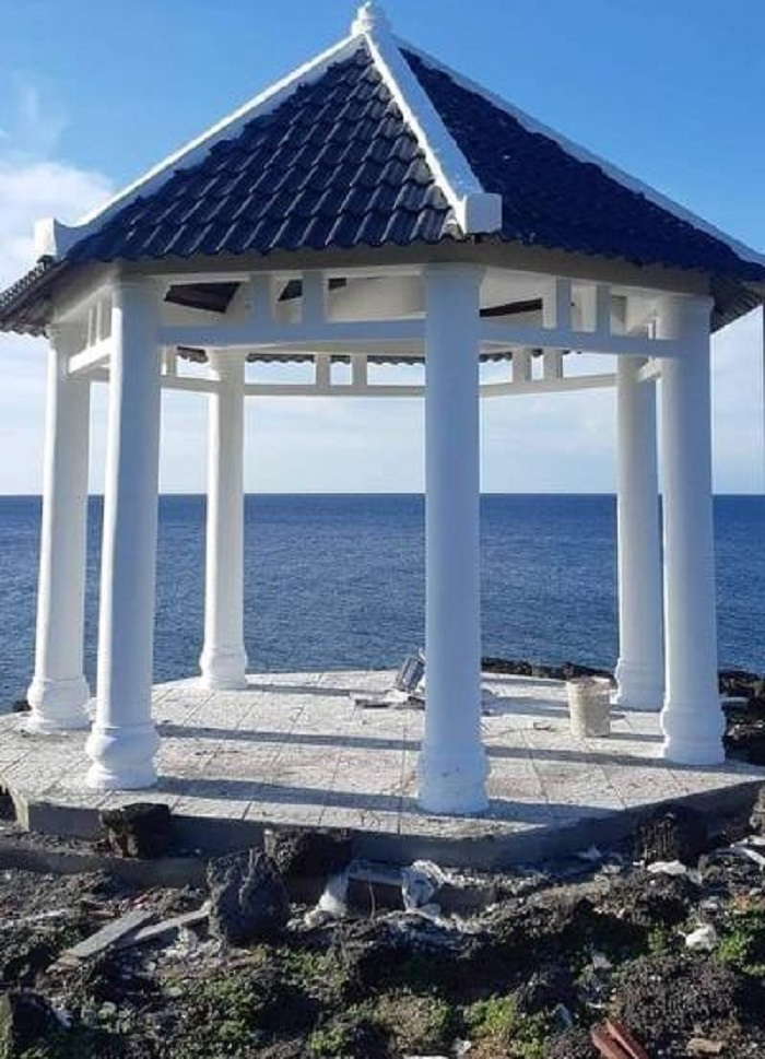 Cận cảnh công trình bê tông ‘mọc’ trên đá nham thạch ngàn năm ở đảo Lý Sơn - 5