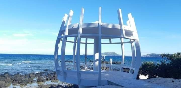 Cận cảnh công trình bê tông ‘mọc’ trên đá nham thạch ngàn năm ở đảo Lý Sơn - 3