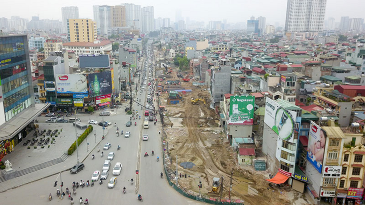 Hà Nội: 'Ăn theo' đường vành đai 2, giá nhà mặt đường tăng vọt - 1